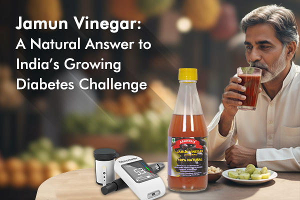 Jamun Vinegar: A Natural Answer to India’s Growing Diabetes Challenge